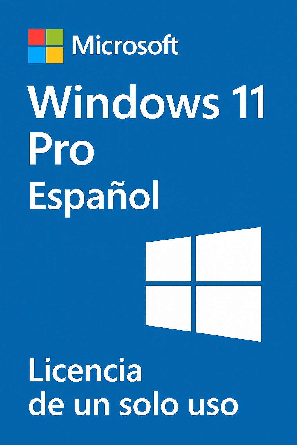 Licencia de Windows 11 pro Español